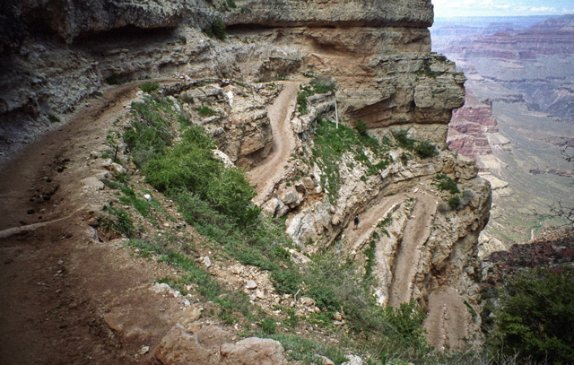 Switchbacks on South Kaibab Trail
