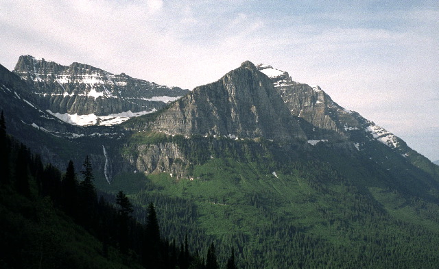 Glacier National Park - Going to the Sun Road Birdwoman Falls