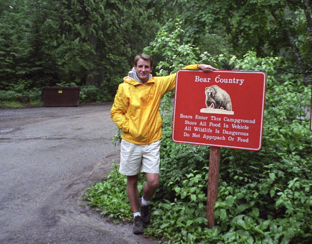 Glacier National Park - Bear Warning Sign