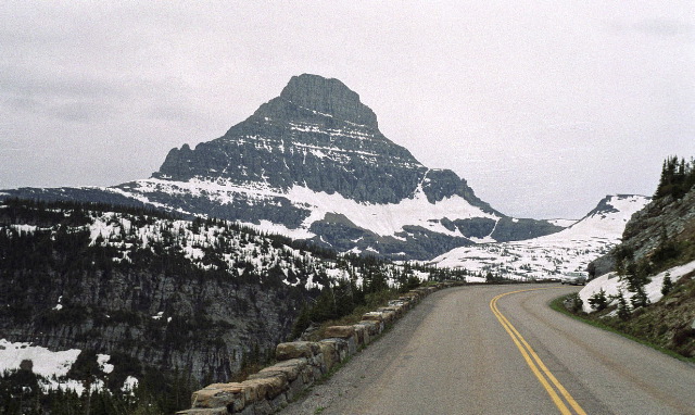 Glacier National Park - Going to the Sun Road Reynolds Mtn