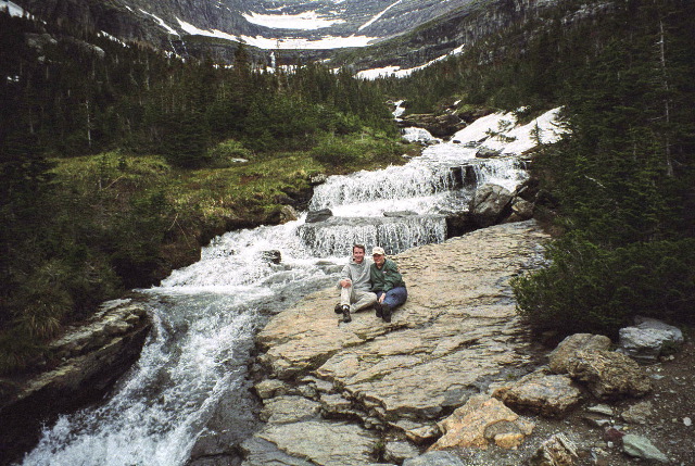 Glacier National Park - Going to the Sun Road Waterfall