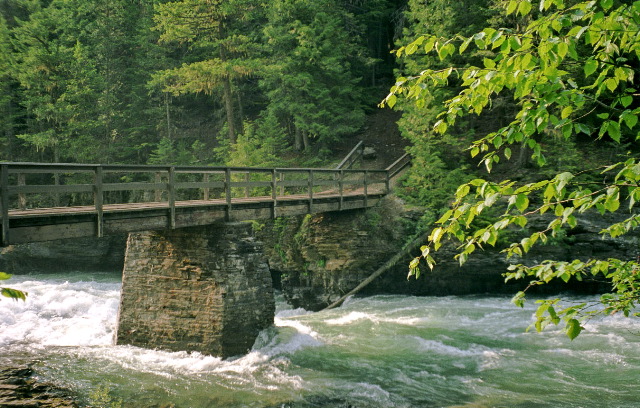 Glacier National Park - McDonald Creek Bridge