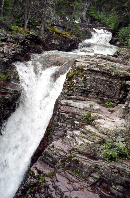 Glacier National Park - Waterfall