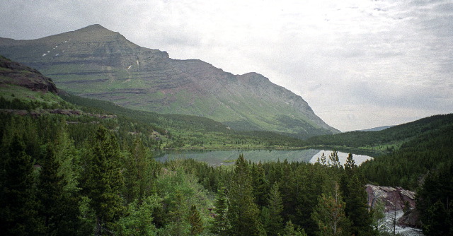 Glacier National Park - Many Glacier Redrock Lake