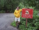 Glacier National Park - Bear Warning Sign