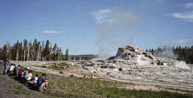 Yellowstone National Park - Castle Geyser