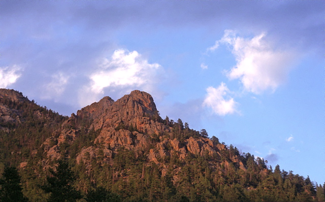 Rocky Mountain National Park Mountain at Sunset Photo