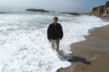 Jodie in Pacific Ocean