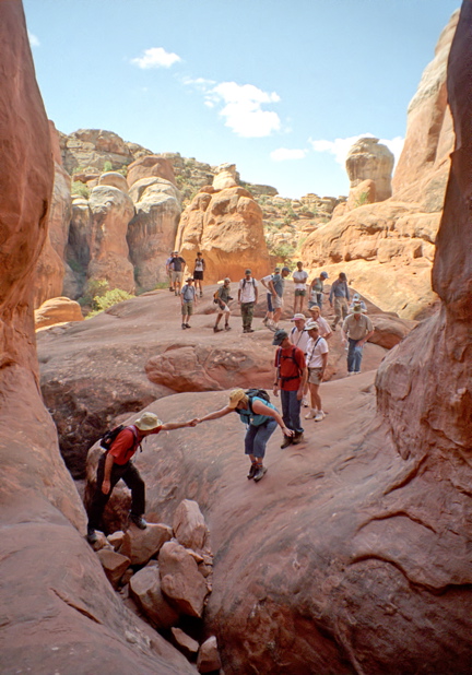 Arches National Park Fiery Furnace Tour Photo