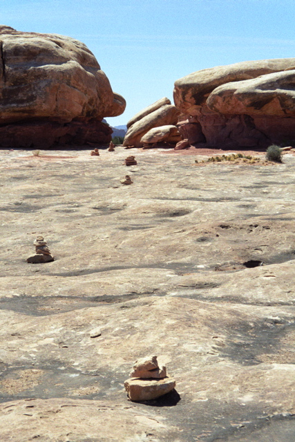 Canyonlands National Park Cairn Trail Markers Photo