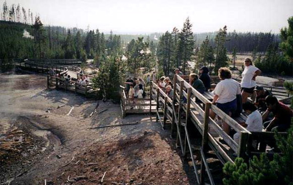 Yellowstone National Park Norris Geyser Basin Photo