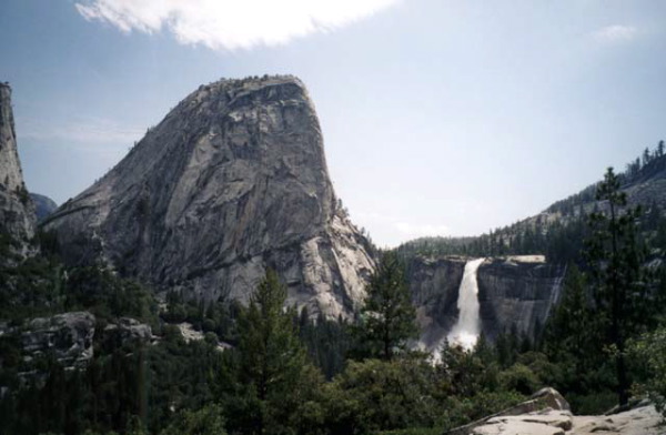 Yosemite National Park Mist Trail Liberty Cap Photo